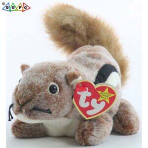 Ty Beanie Baby Chipper the Chipmunk 1999 with Tags, New! Mint Condition!